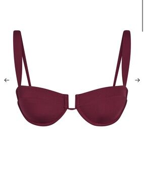 Monday Swimwear Cala Roja Top in Fig